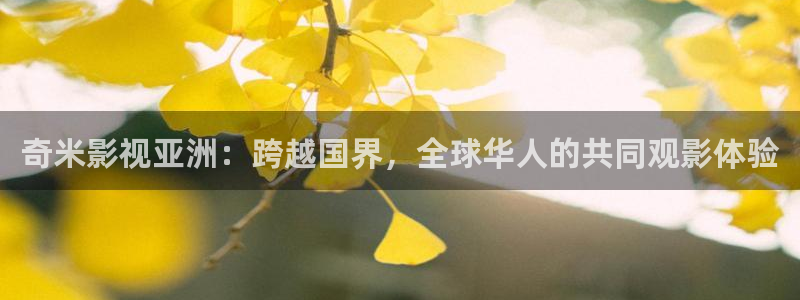 大地资源电影免费观看：奇米影视亚洲：跨越国界，全球华人的共同观影体验