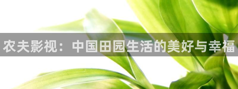 大地影视资源在线：农夫影视：中国田园生活的美好与幸福